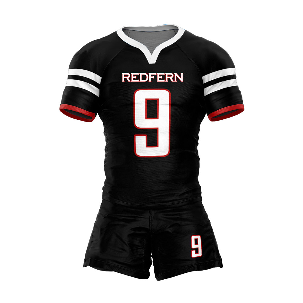 rugby uniforms black